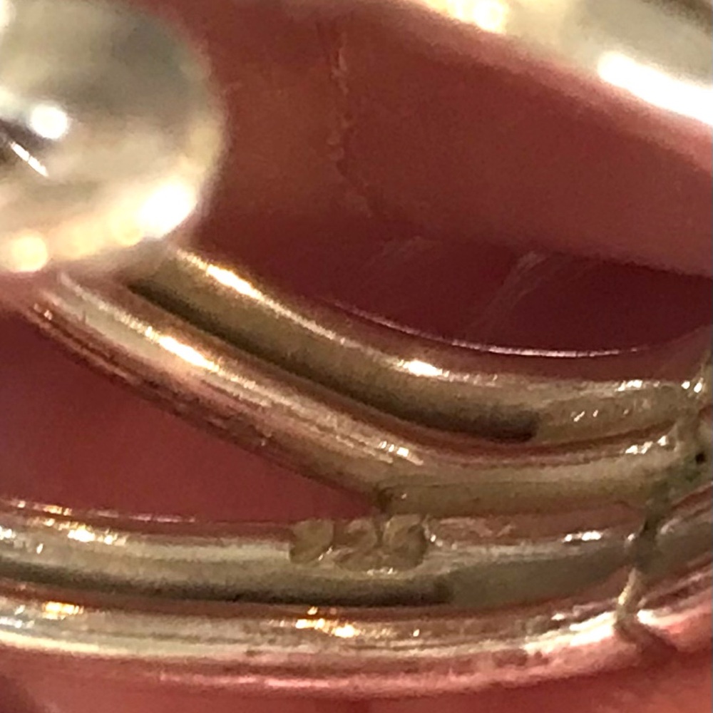 Modern Silver Spiral Ring With Interlocking Bands - image 5